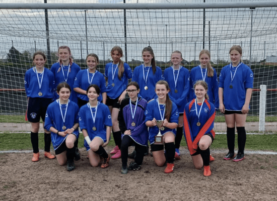 U14 Girls Cheshire Football Champions!