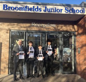 Visit to Broomfields Junior School